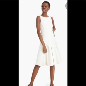J Crew Sleeveless pleated  A line